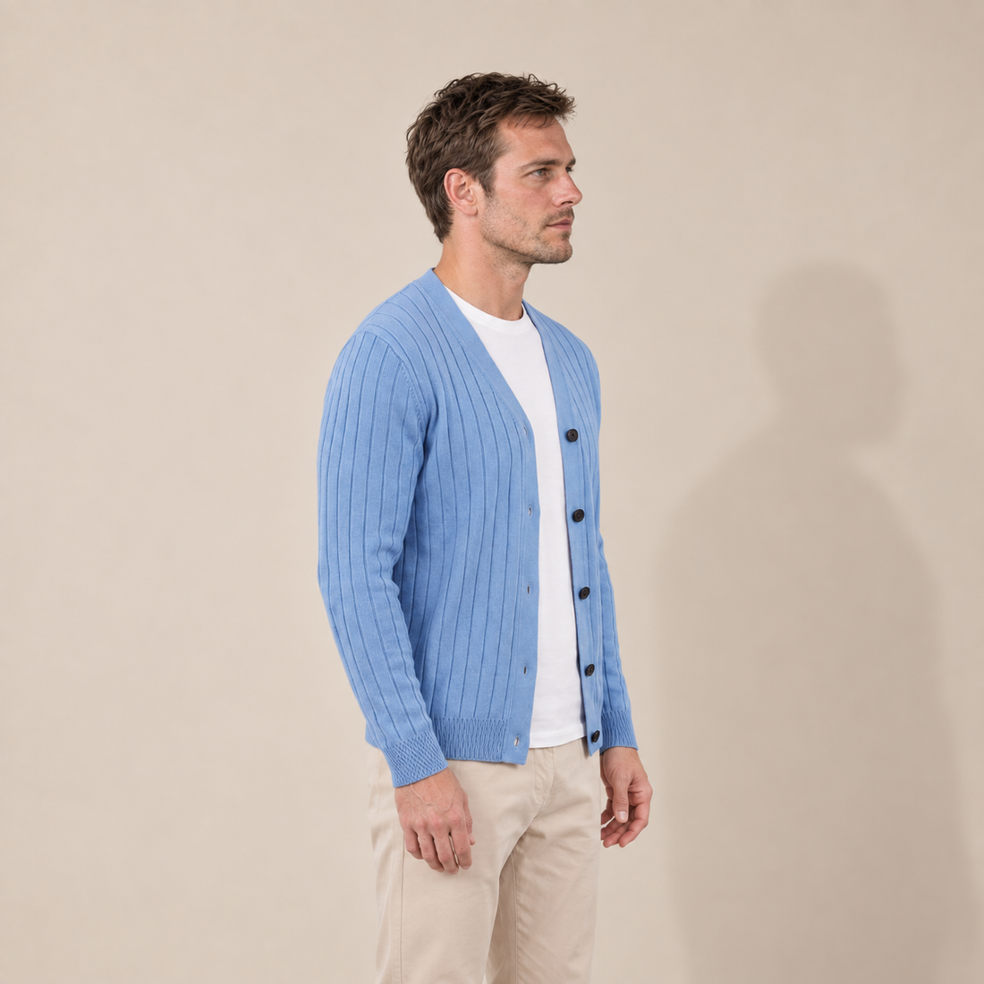 Men's Business Knit Cardigan