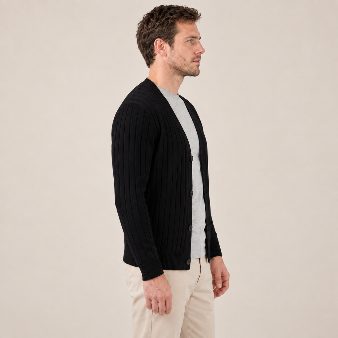 Men's Business Knit Cardigan
