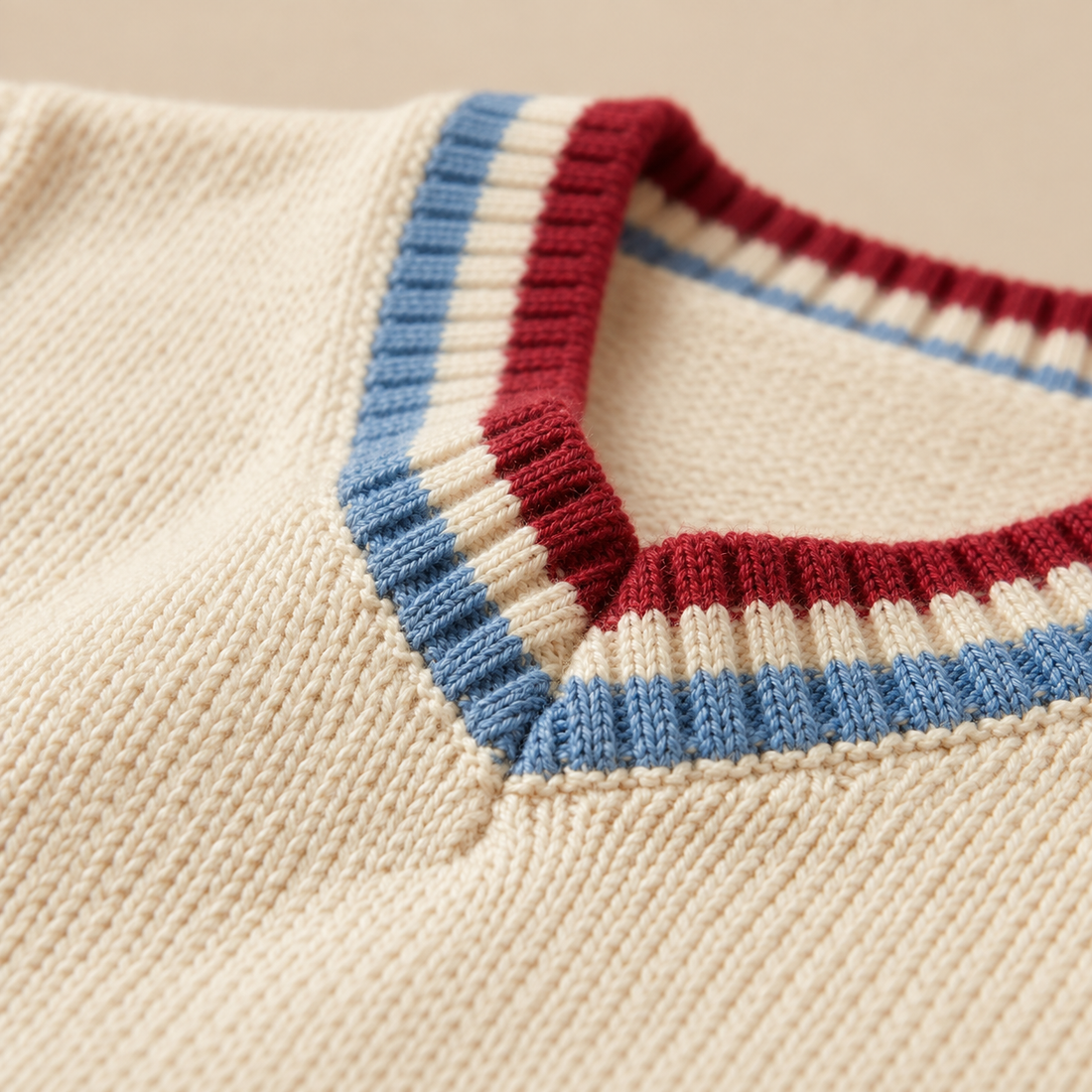 Men's Cable Knit V-Neck Sweater Vest