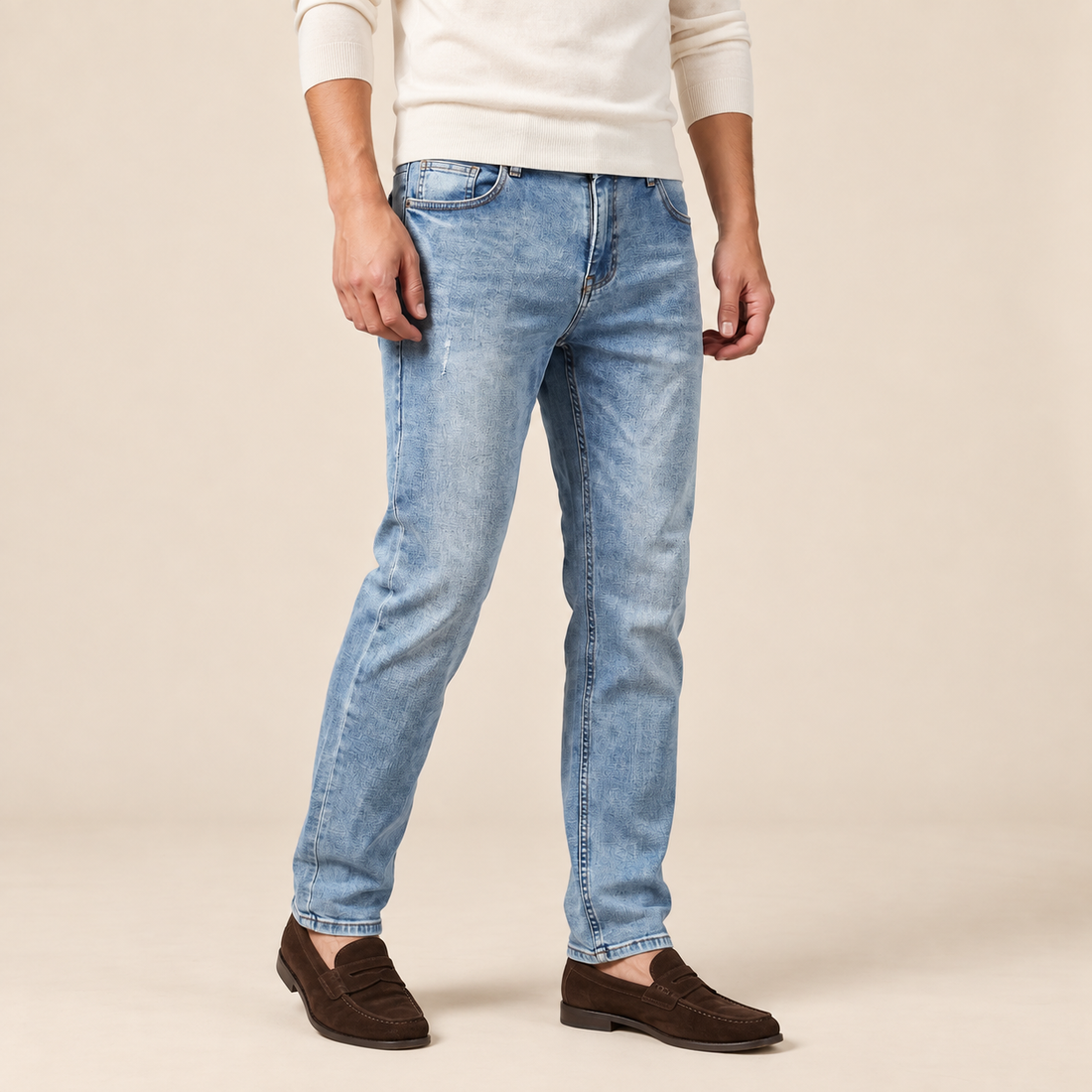 Men's Casual Straight Jeans