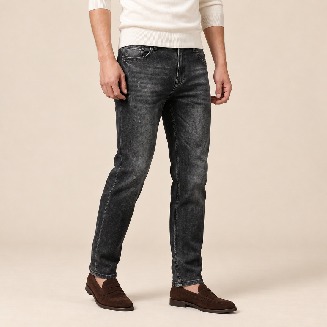Men's Casual Straight Jeans