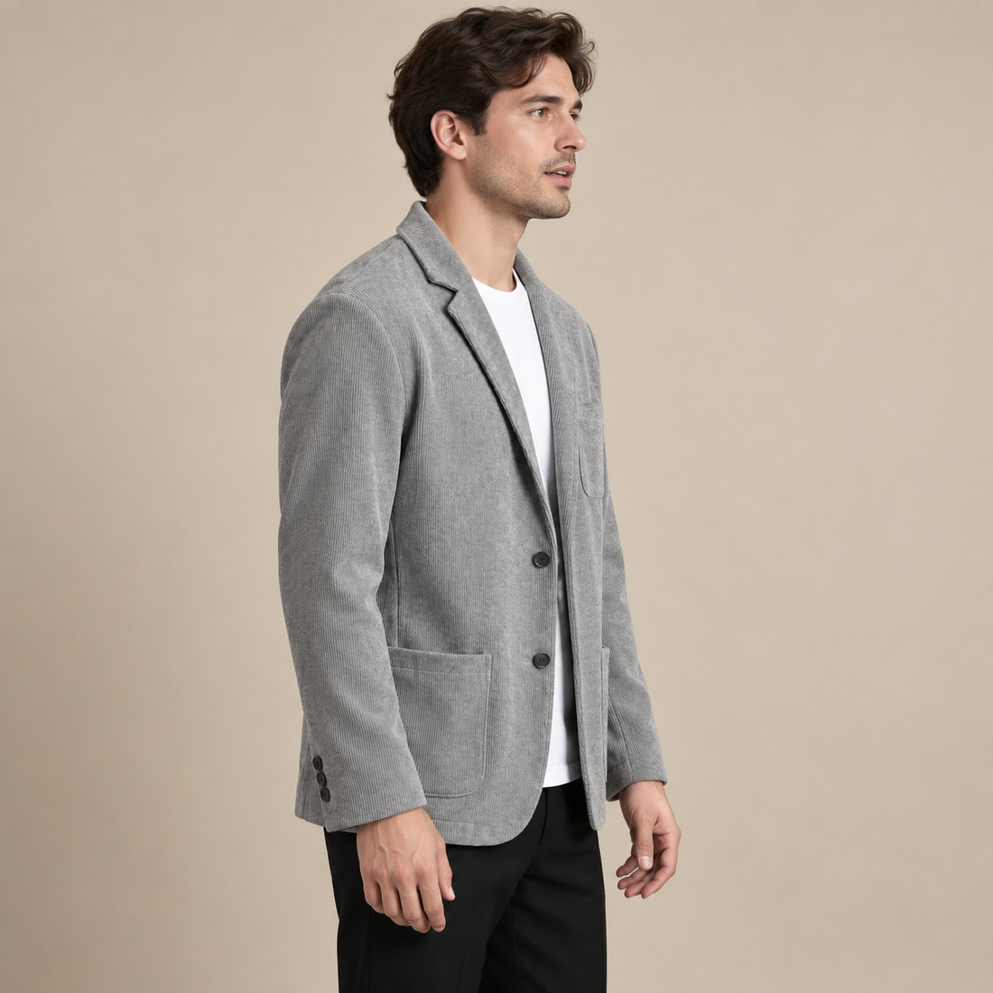 Men's Casual Tailored Fit Jacket