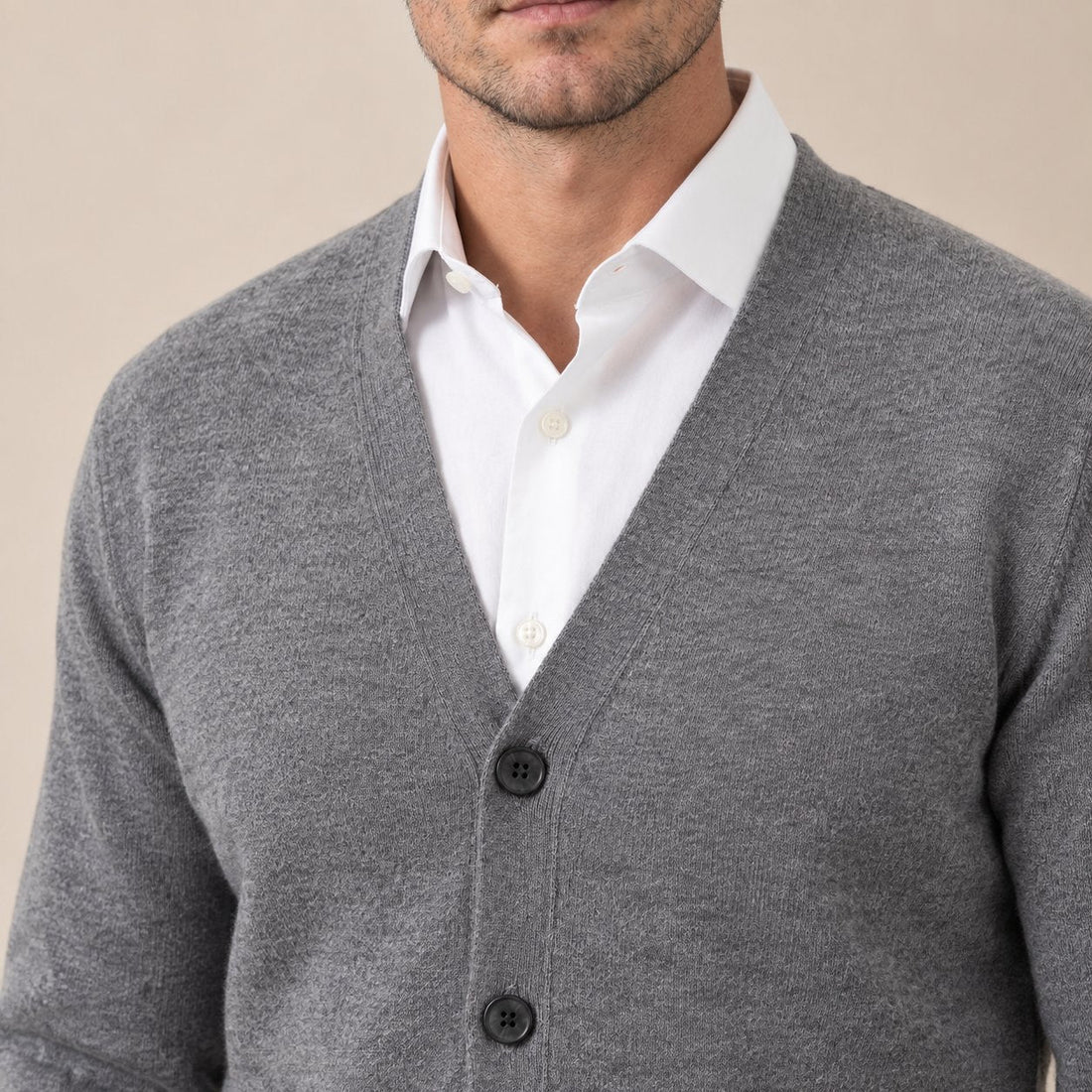 Men's Casual V-Neck Cardigan