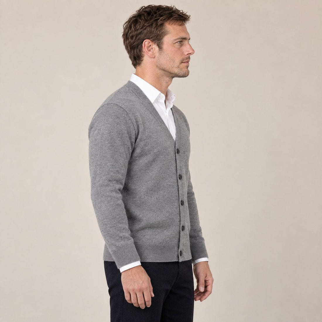 Men's Casual V-Neck Cardigan