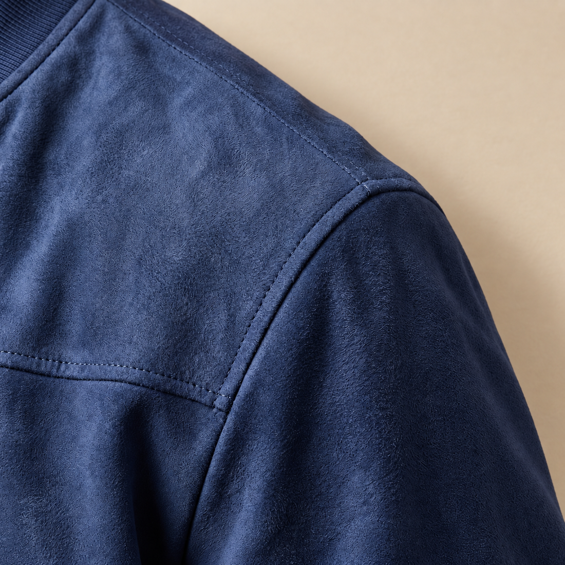 Men's Casual Velvet Bomber Jacket