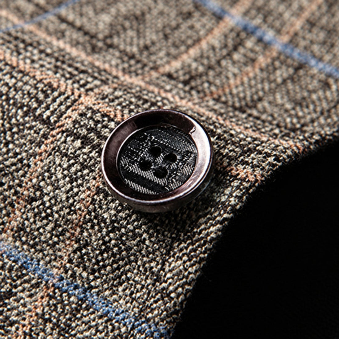 Men's Checked Blazer Jacket