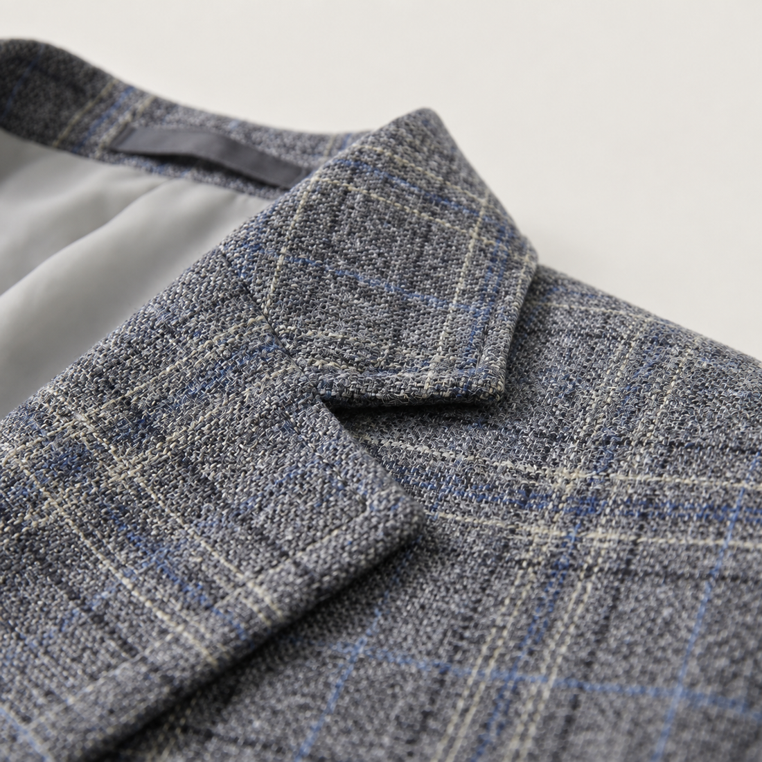 Men's Checked Blazer Jacket