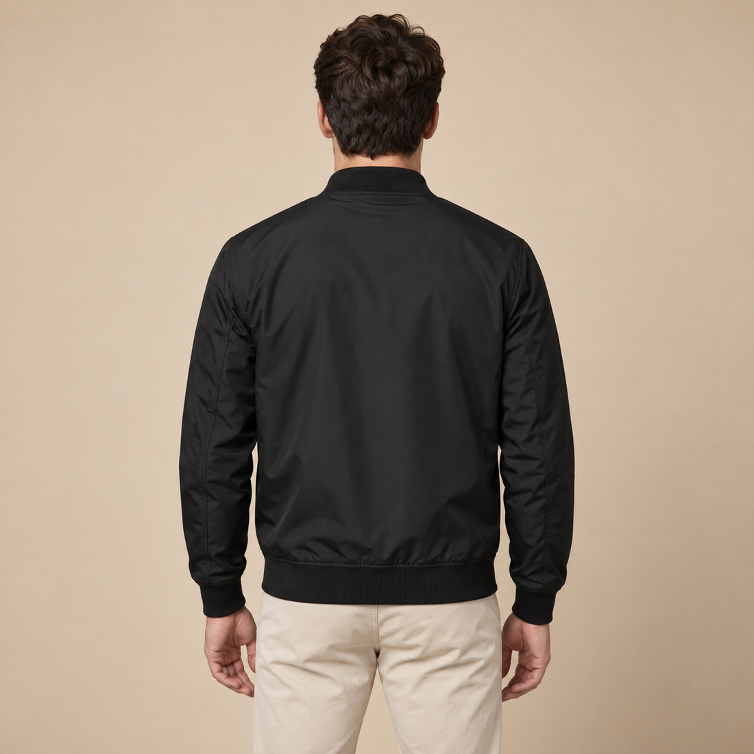 Men's Classic Minimalist Bomber Jacket