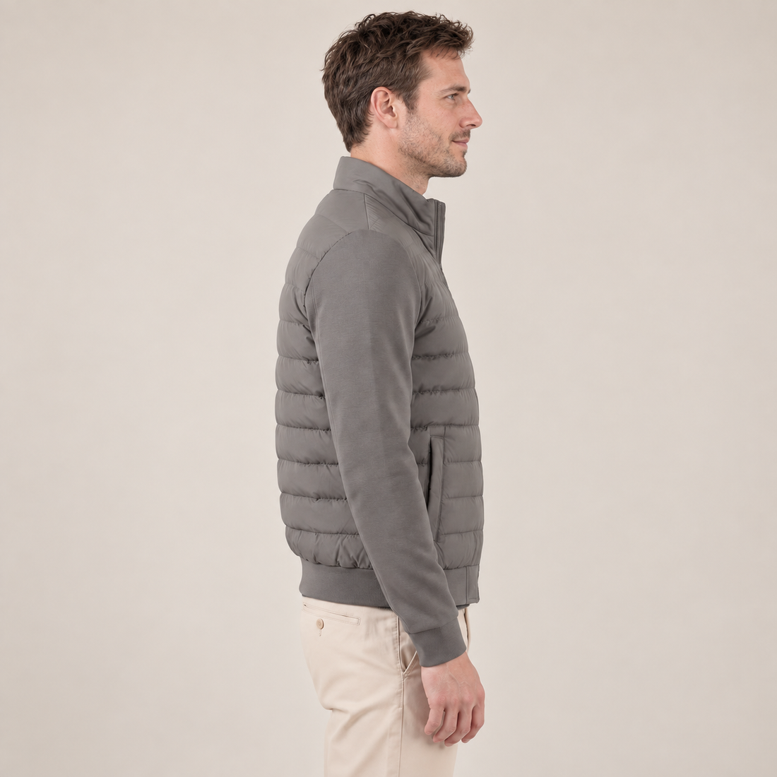 Men's Classic Hybrid Bomber Jacket