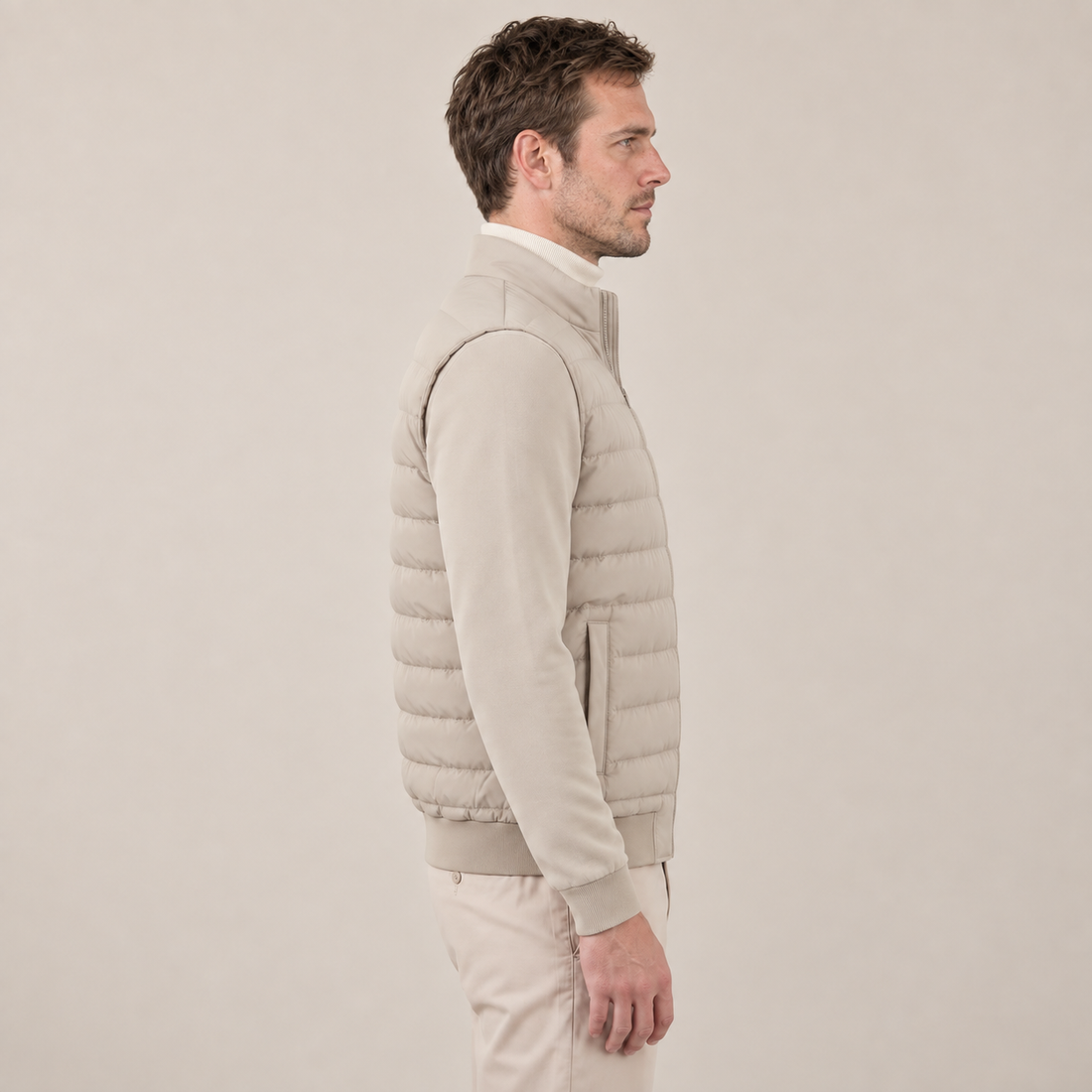 Men's Classic Hybrid Bomber Jacket