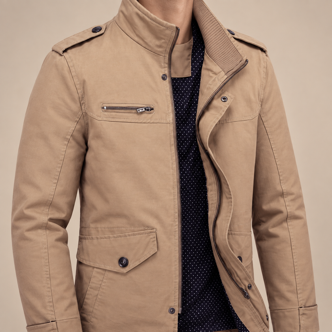 Men's Classic Padded Winter Jacket