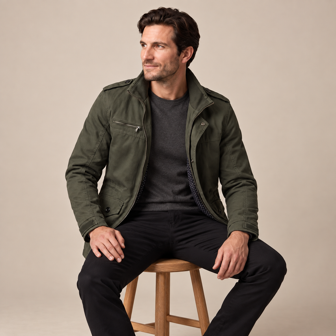 Men's Classic Padded Winter Jacket