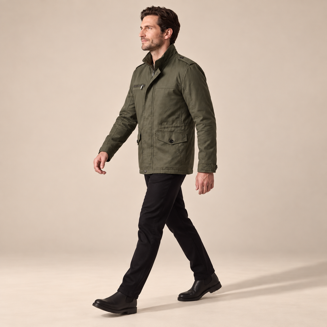 Men's Classic Padded Winter Jacket
