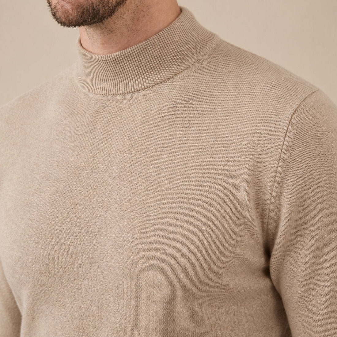 Men's Classic Wool Turtleneck Sweater