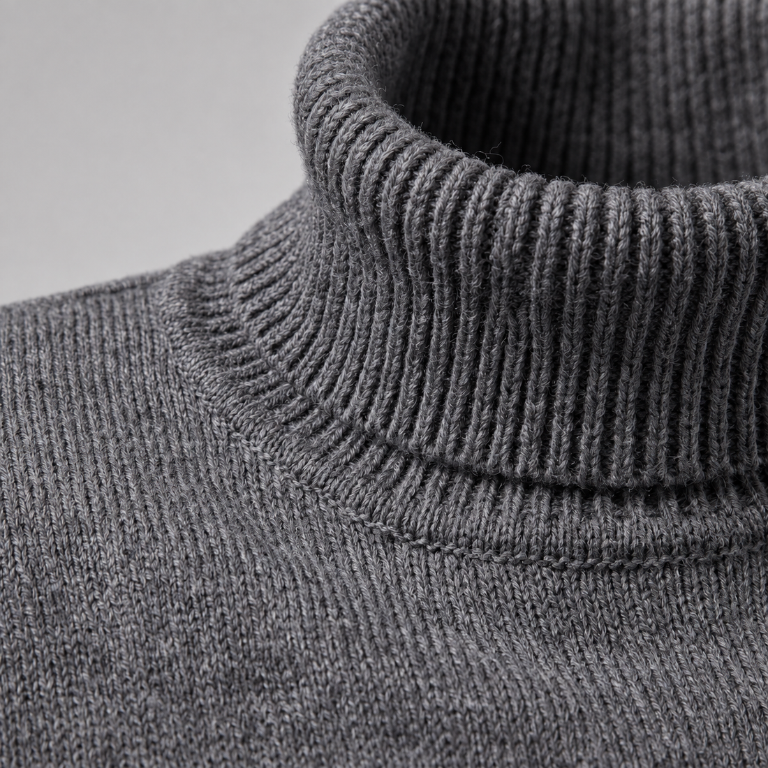 Men's Slim Fit Viscose Turtleneck Sweater