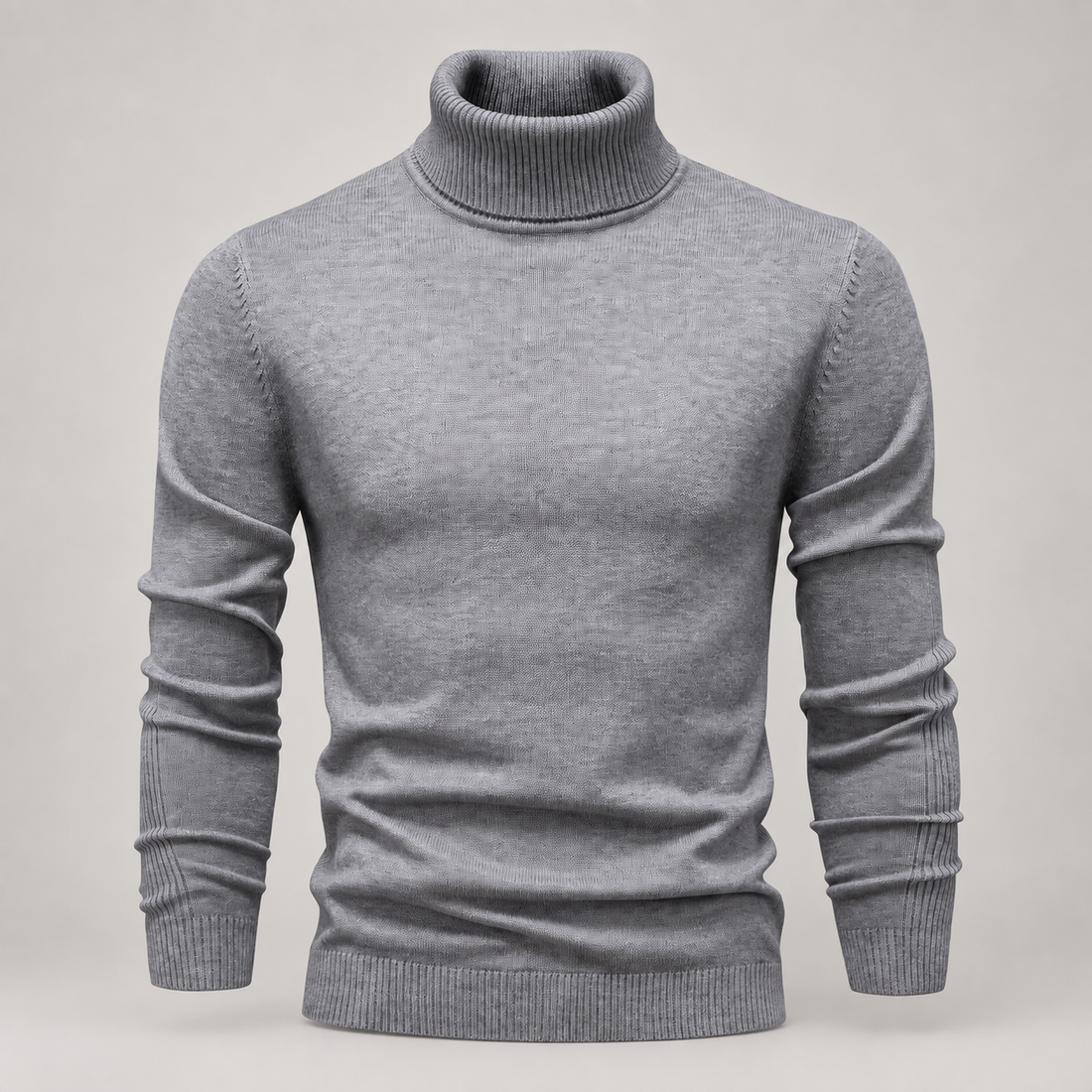 Men's Slim Fit Viscose Turtleneck Sweater