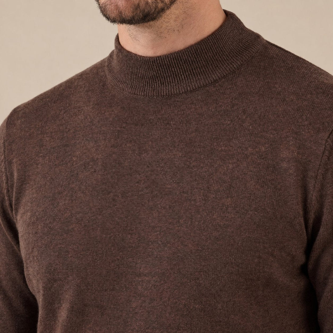 Men's Classic Wool Turtleneck Sweater