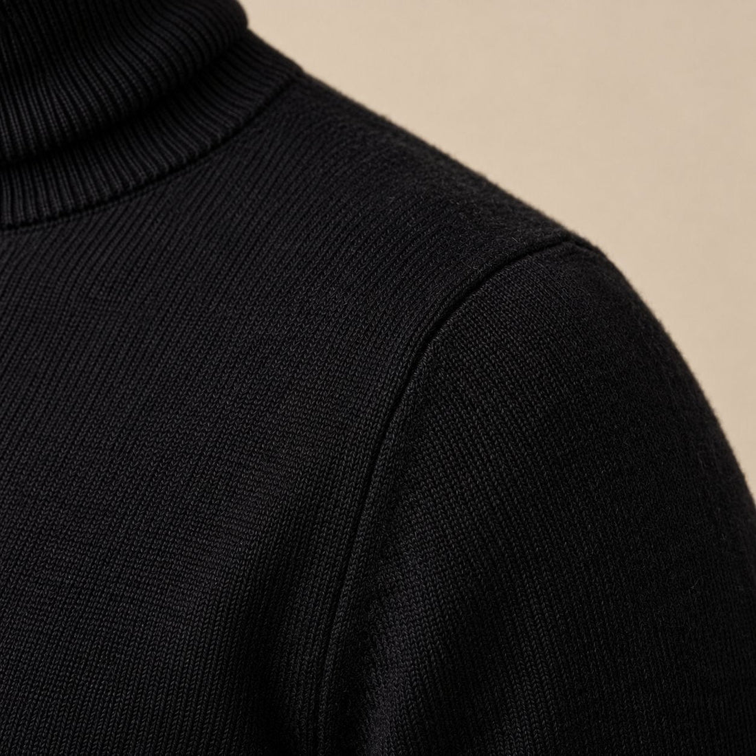 Men's Classic Wool Turtleneck Sweater