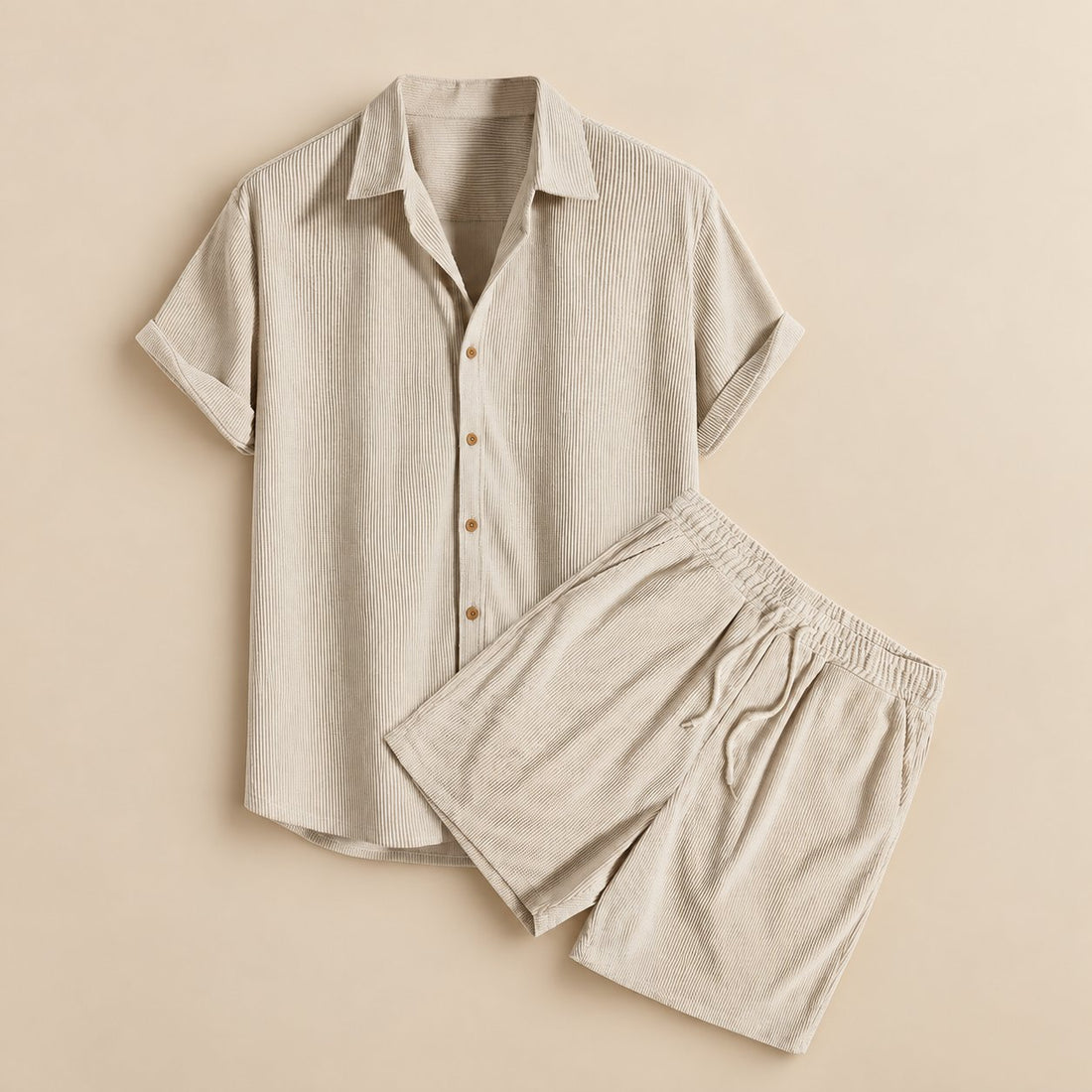 Men's Corduroy 2-Piece Outfit Set