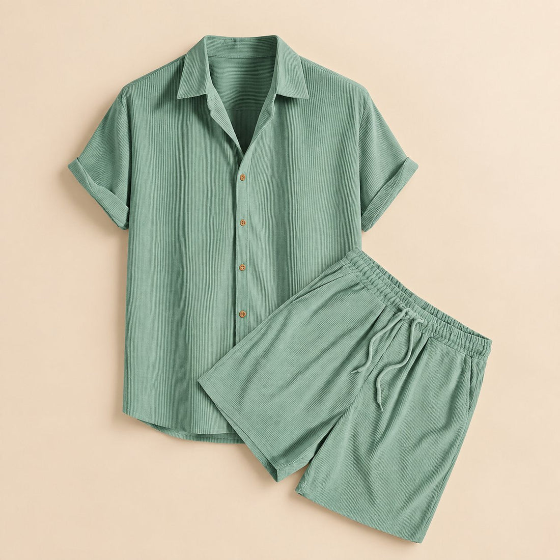 Men's Corduroy 2-Piece Outfit Set