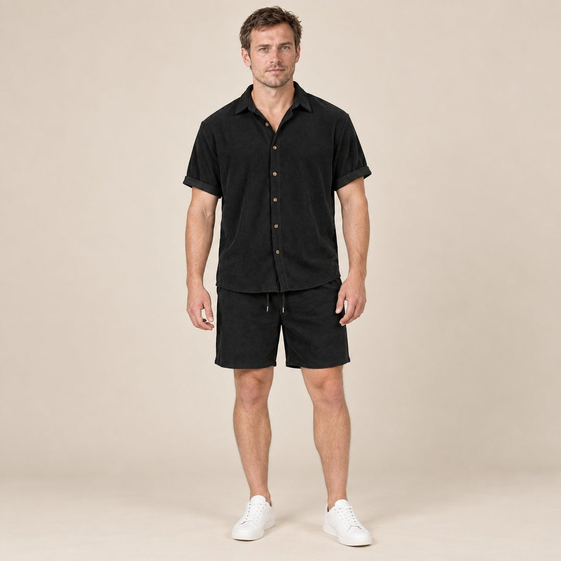Men's Corduroy 2-Piece Outfit Set