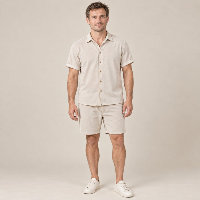 Men's Corduroy 2-Piece Outfit Set