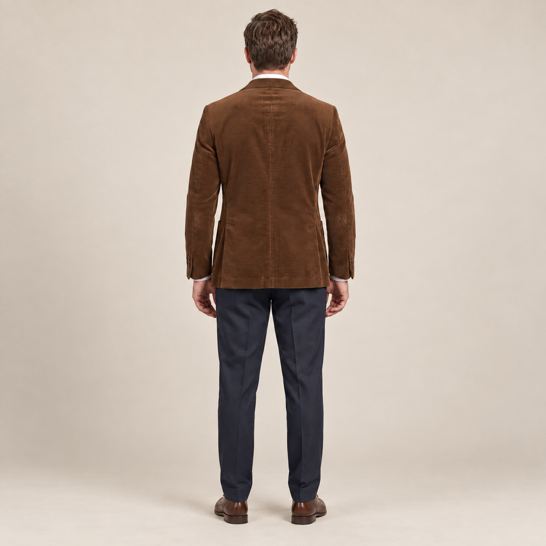 Men's Corduroy Blazer Jacket with Matching Vest