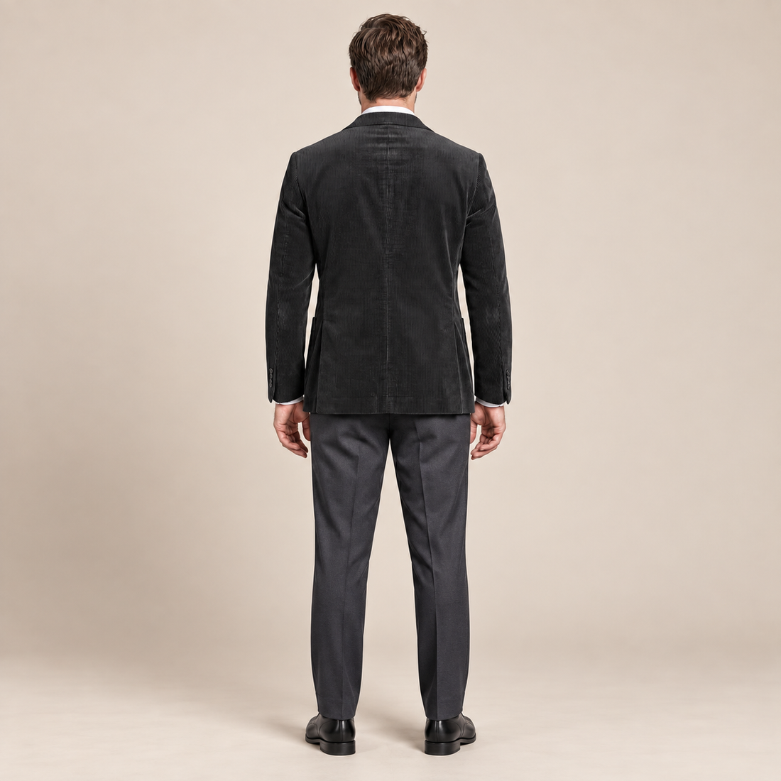 Men's Corduroy Blazer Jacket with Matching Vest