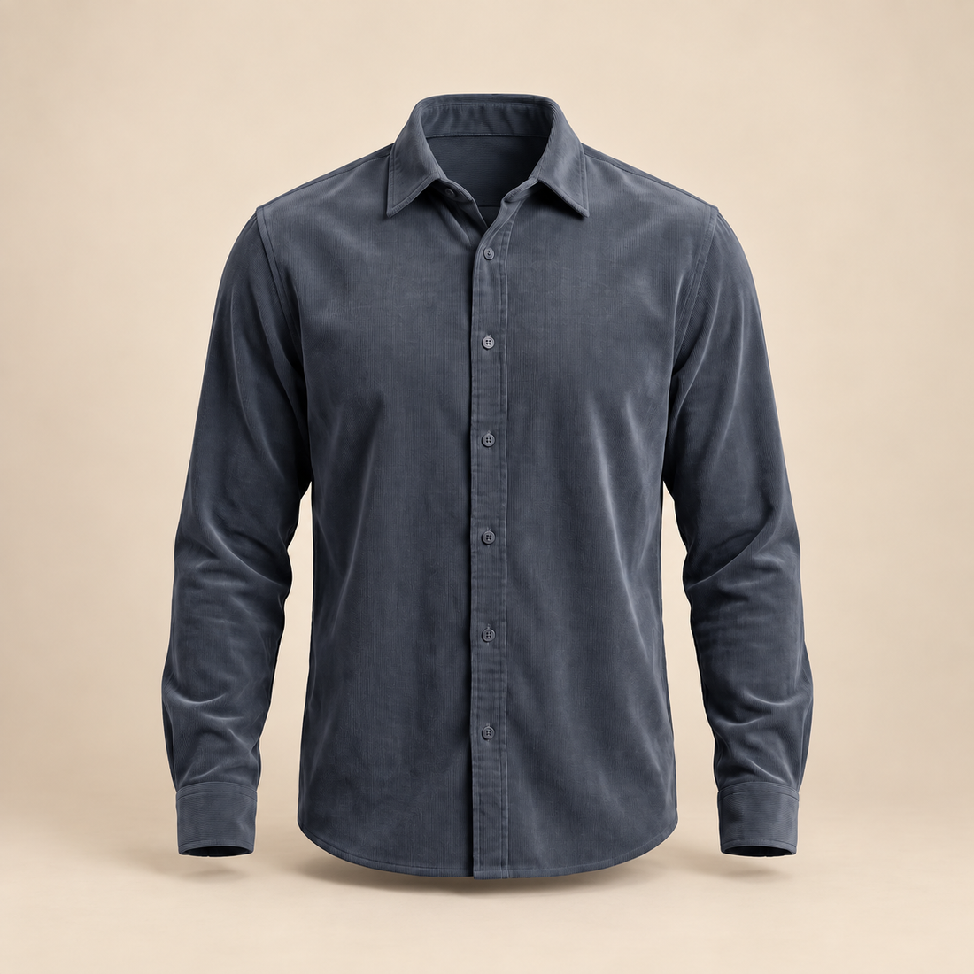 Men's Corduroy Long Sleeve Casual Shirt