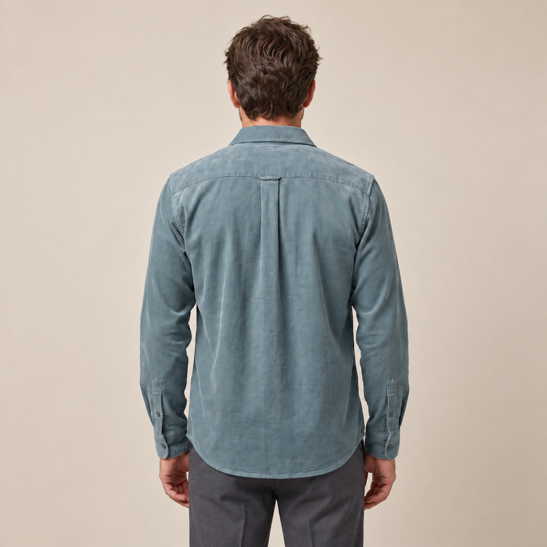 Men's Corduroy Long Sleeve Casual Shirt