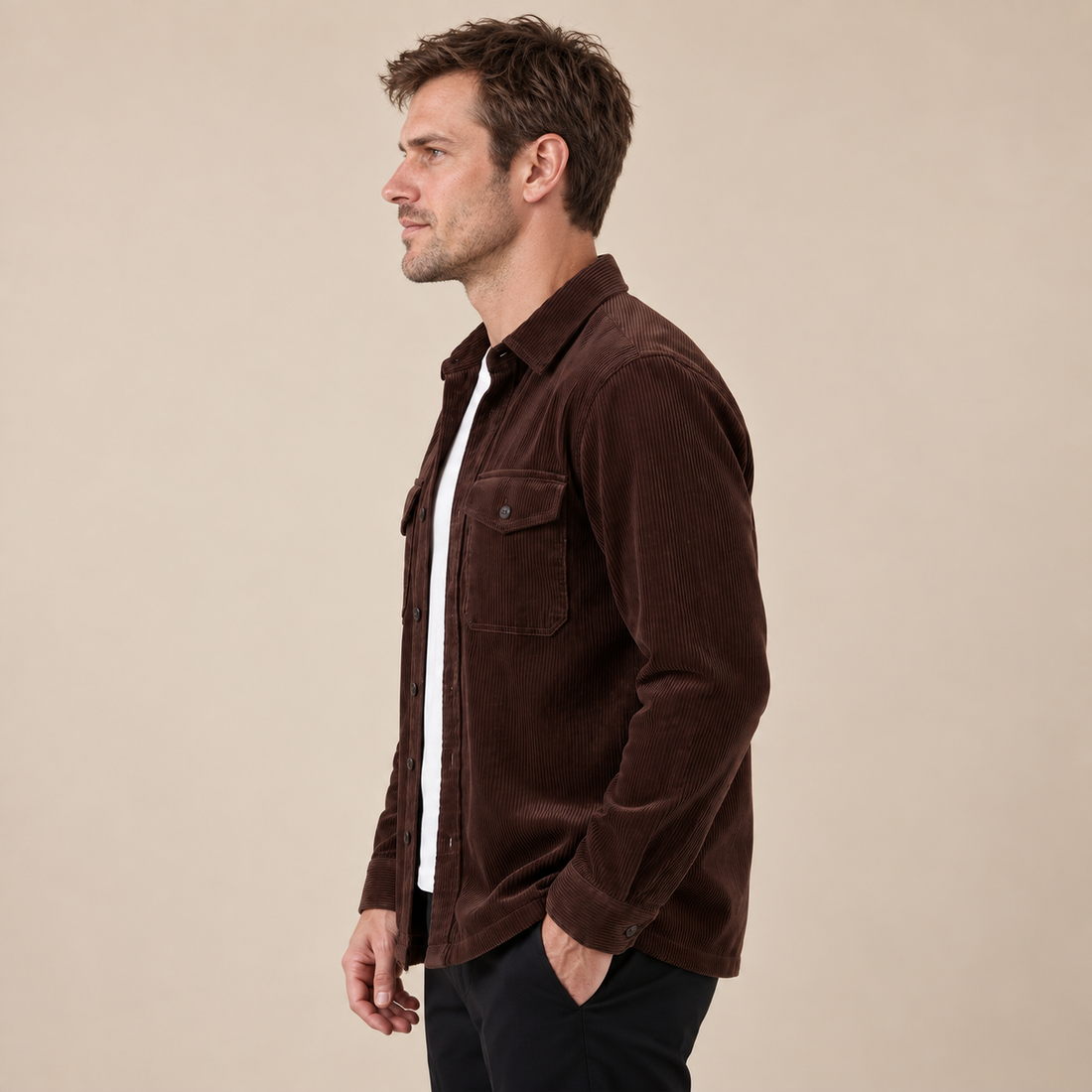Men's Corduroy Overshirt