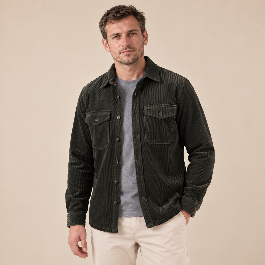 Men's Corduroy Overshirt