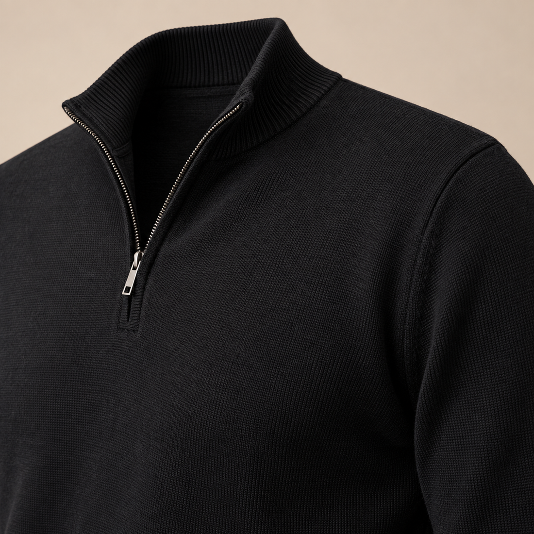 Men's Cotton Half-Zip Sweater