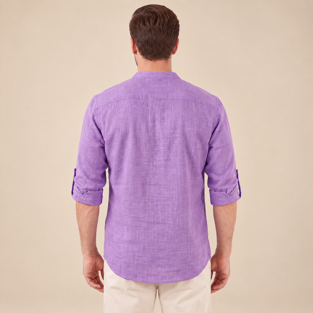 Men's Cotton Popover Henley Shirt