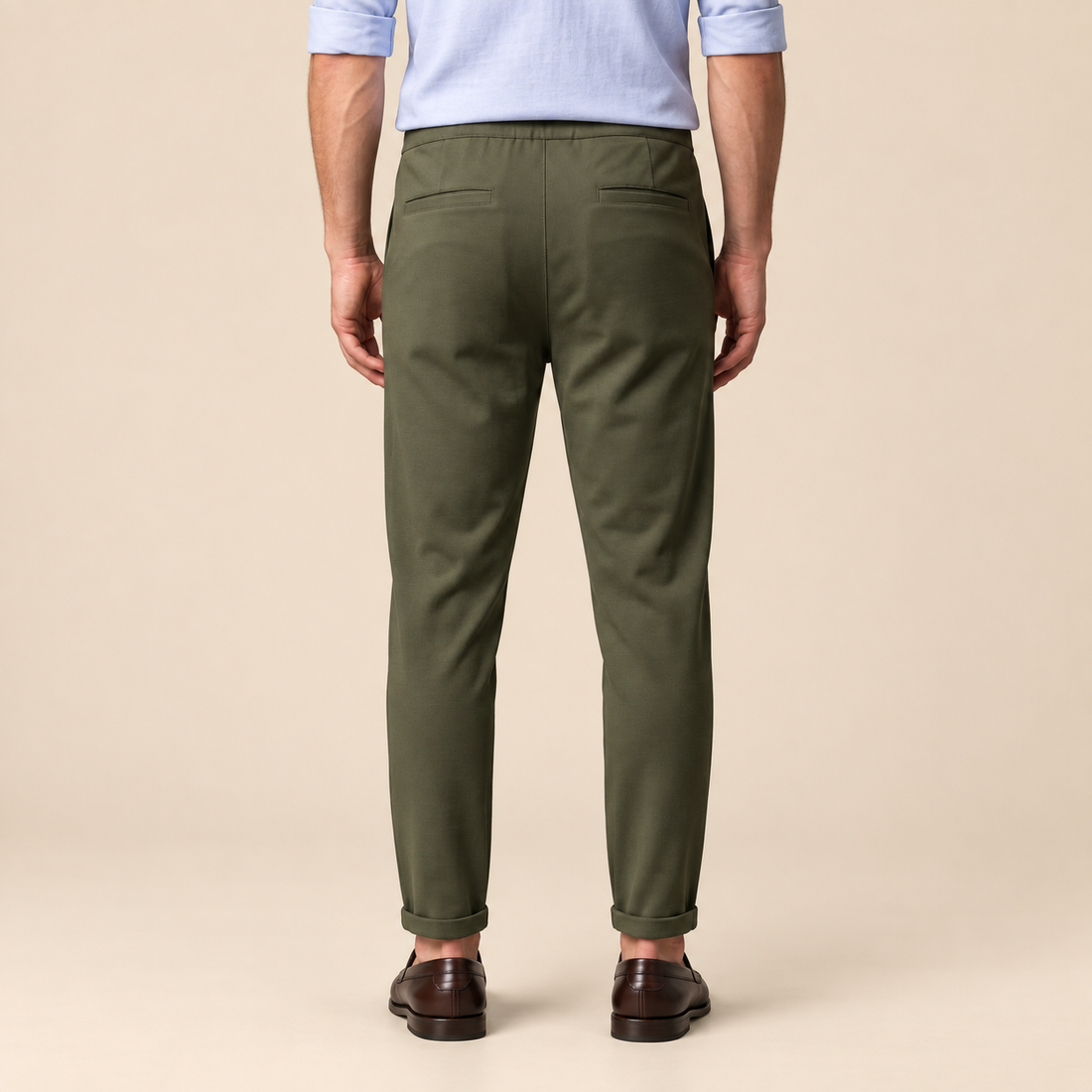 Men's Drawstring Tailored Trousers