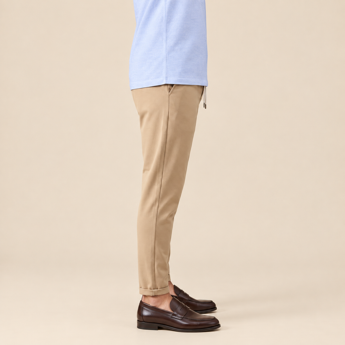 Men's Drawstring Tailored Trousers