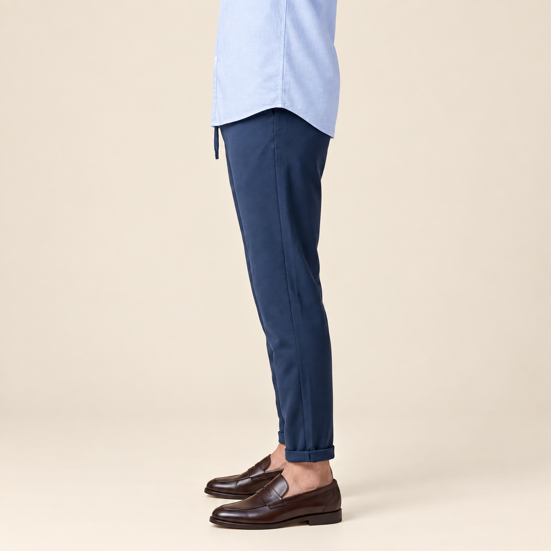 Men's Drawstring Tailored Trousers