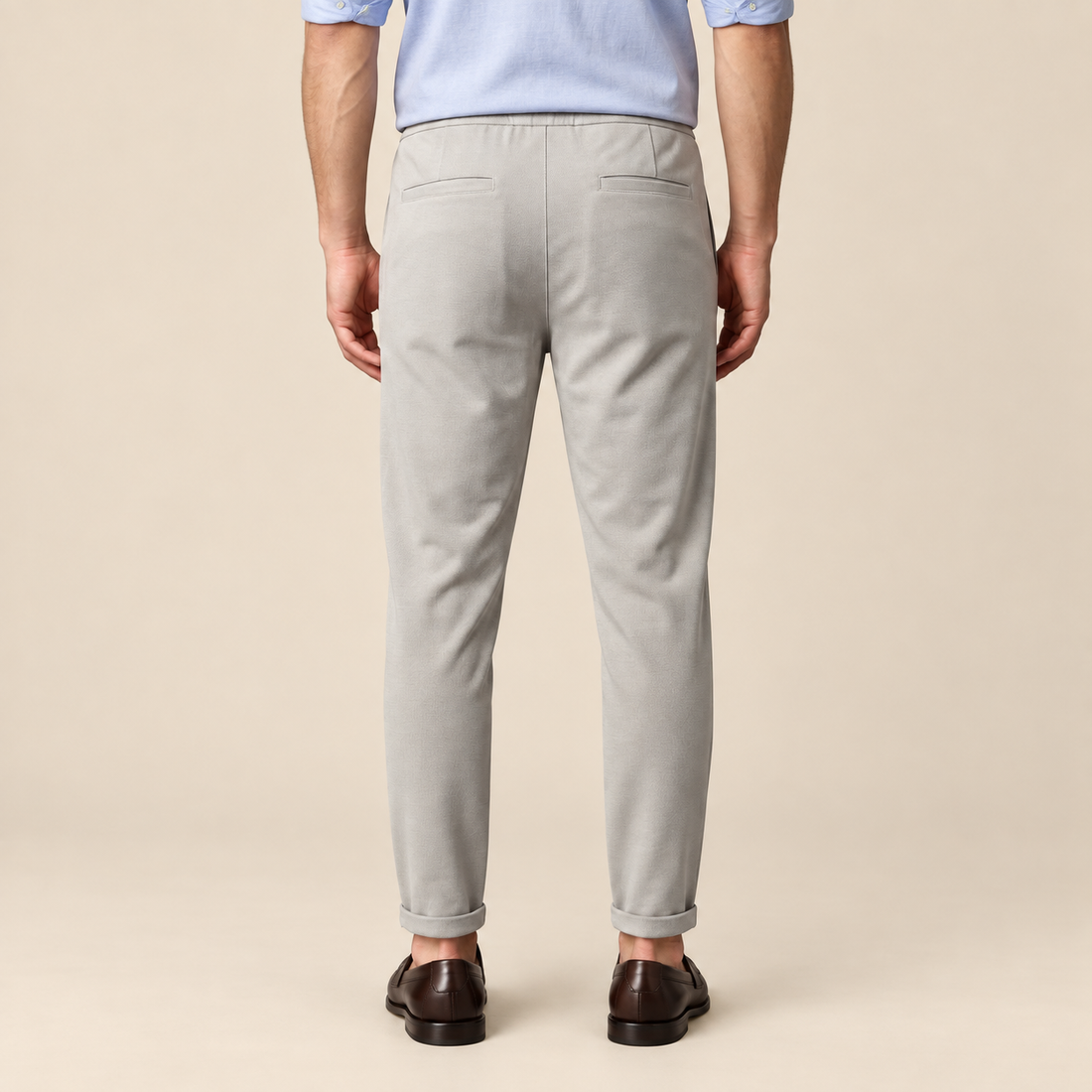 Men's Drawstring Tailored Trousers