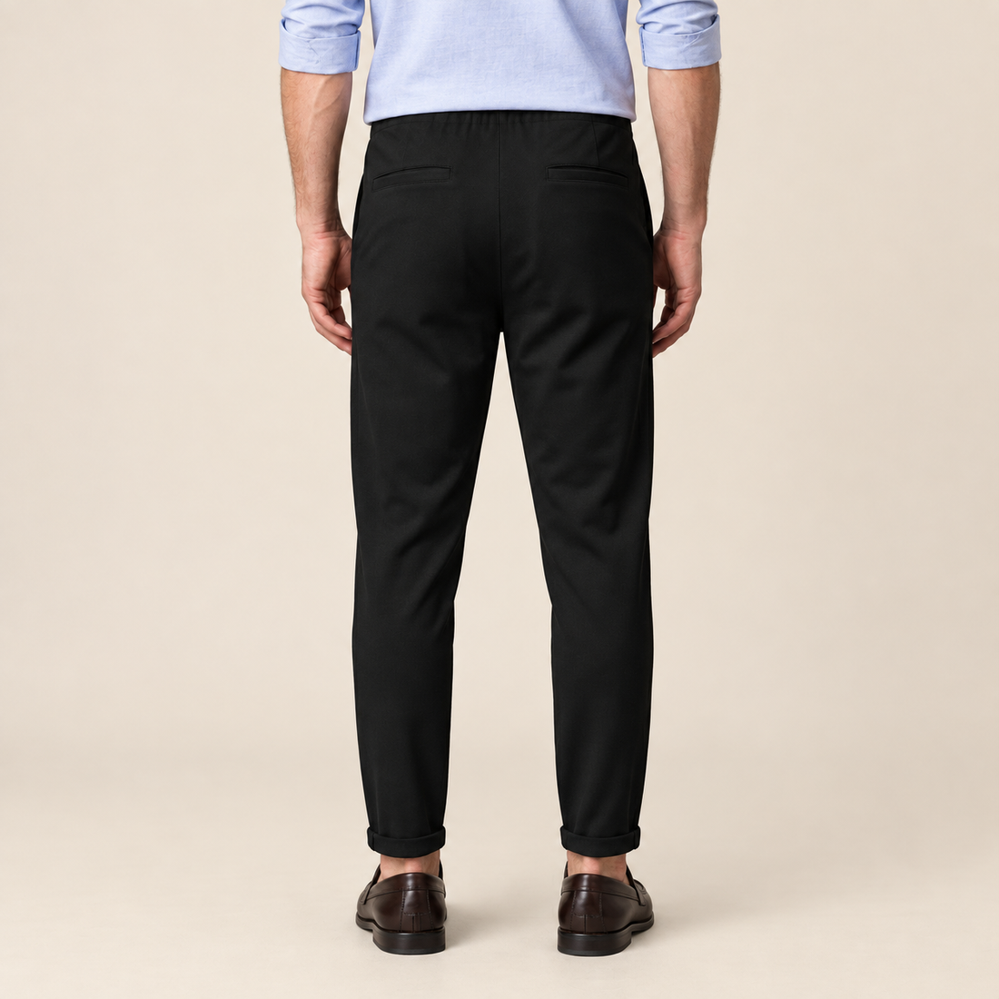 Men's Drawstring Tailored Trousers