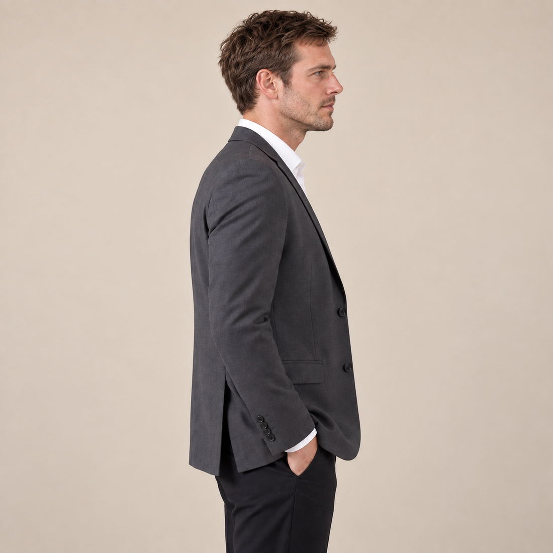 Men's Elegant Blazer Jacket for Business and Formal Wear