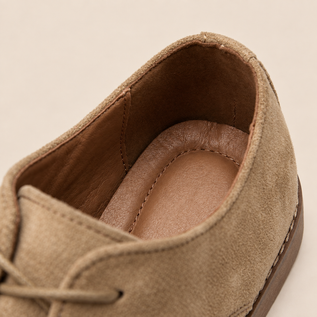 Men's Suede Lace-Up Derby Shoes