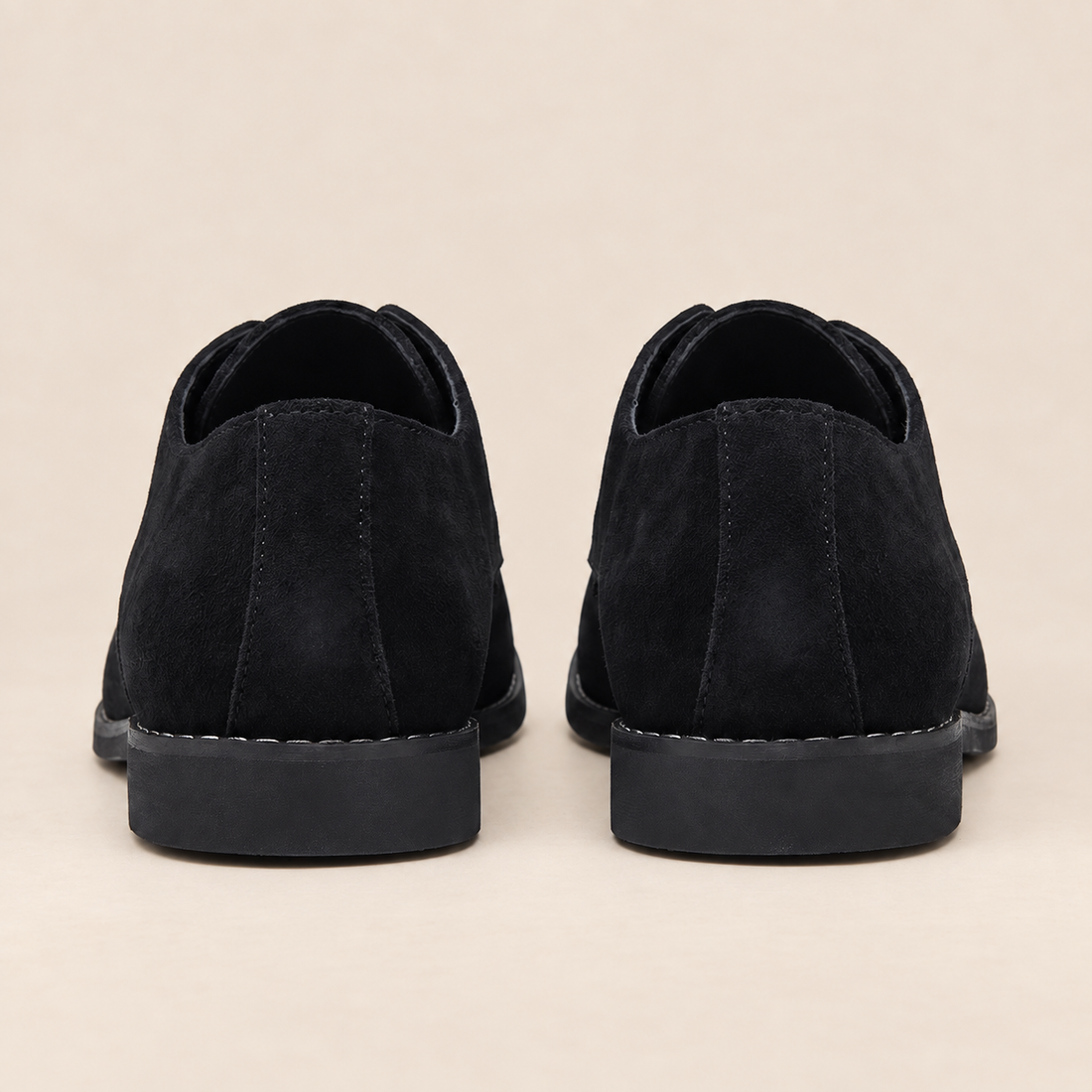 Men's Suede Lace-Up Derby Shoes