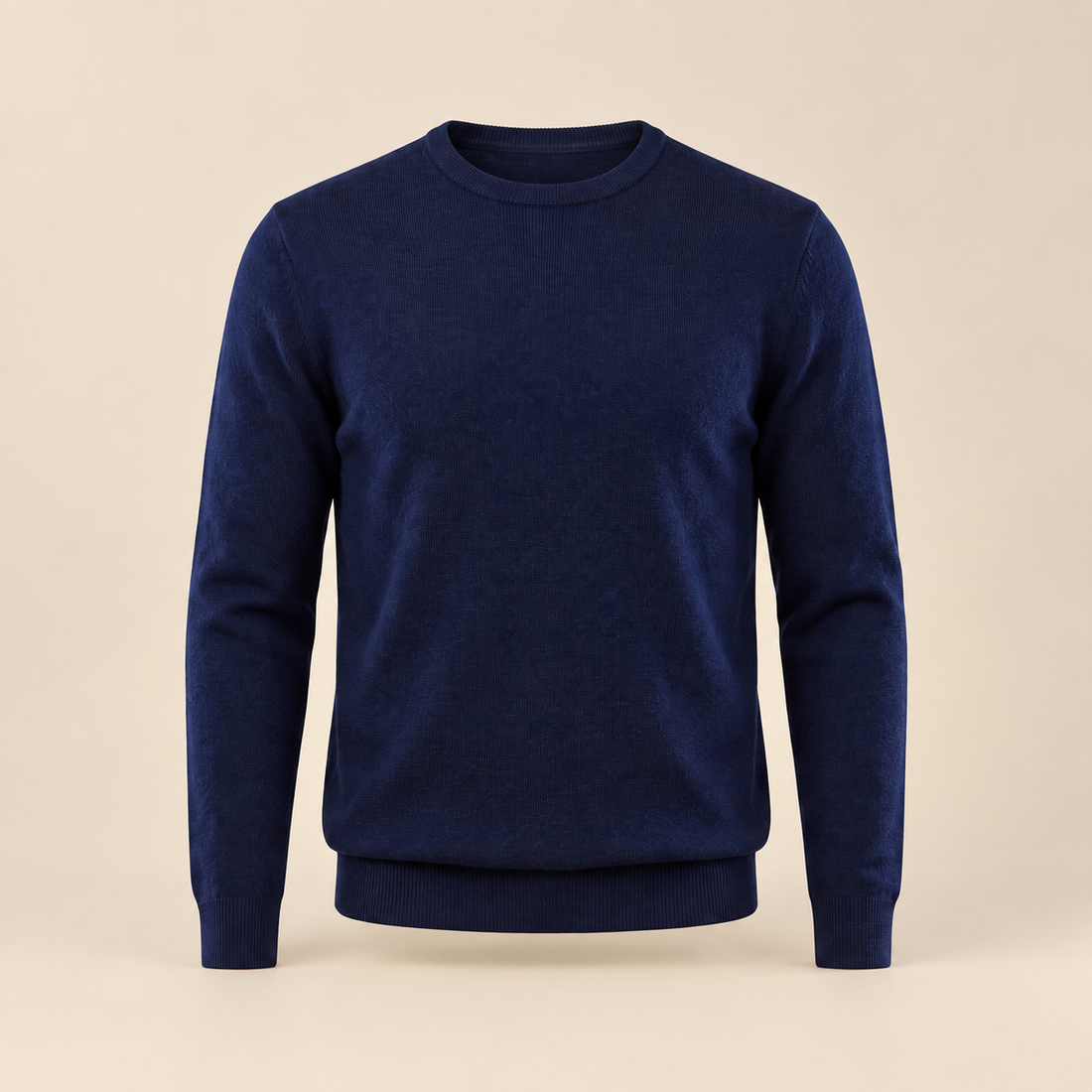 Men's Fine Knit Crew Neck Sweater