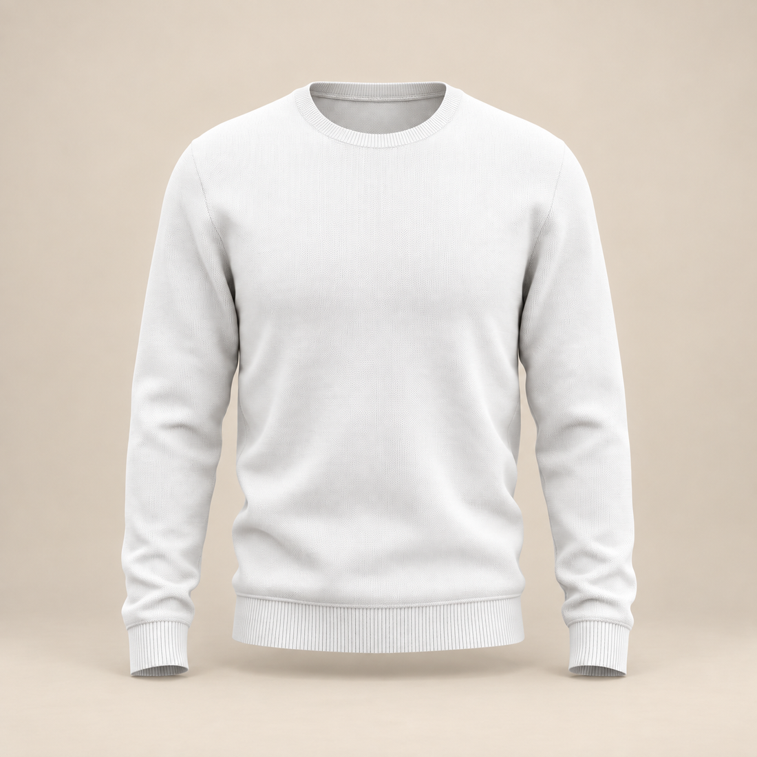 Men's Fine Knit Crew Neck Sweater