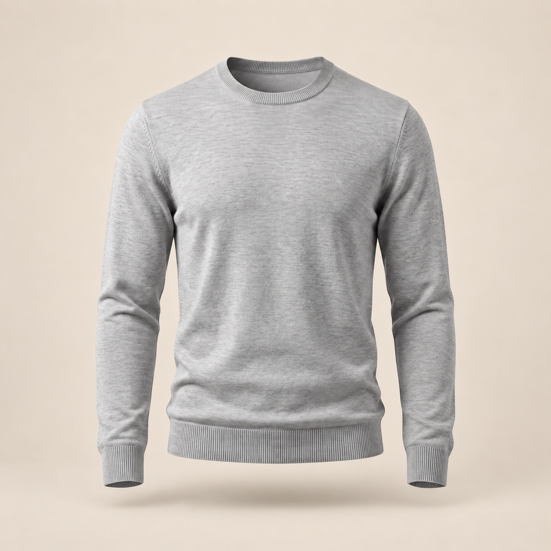 Men's Fine Knit Crew Neck Sweater