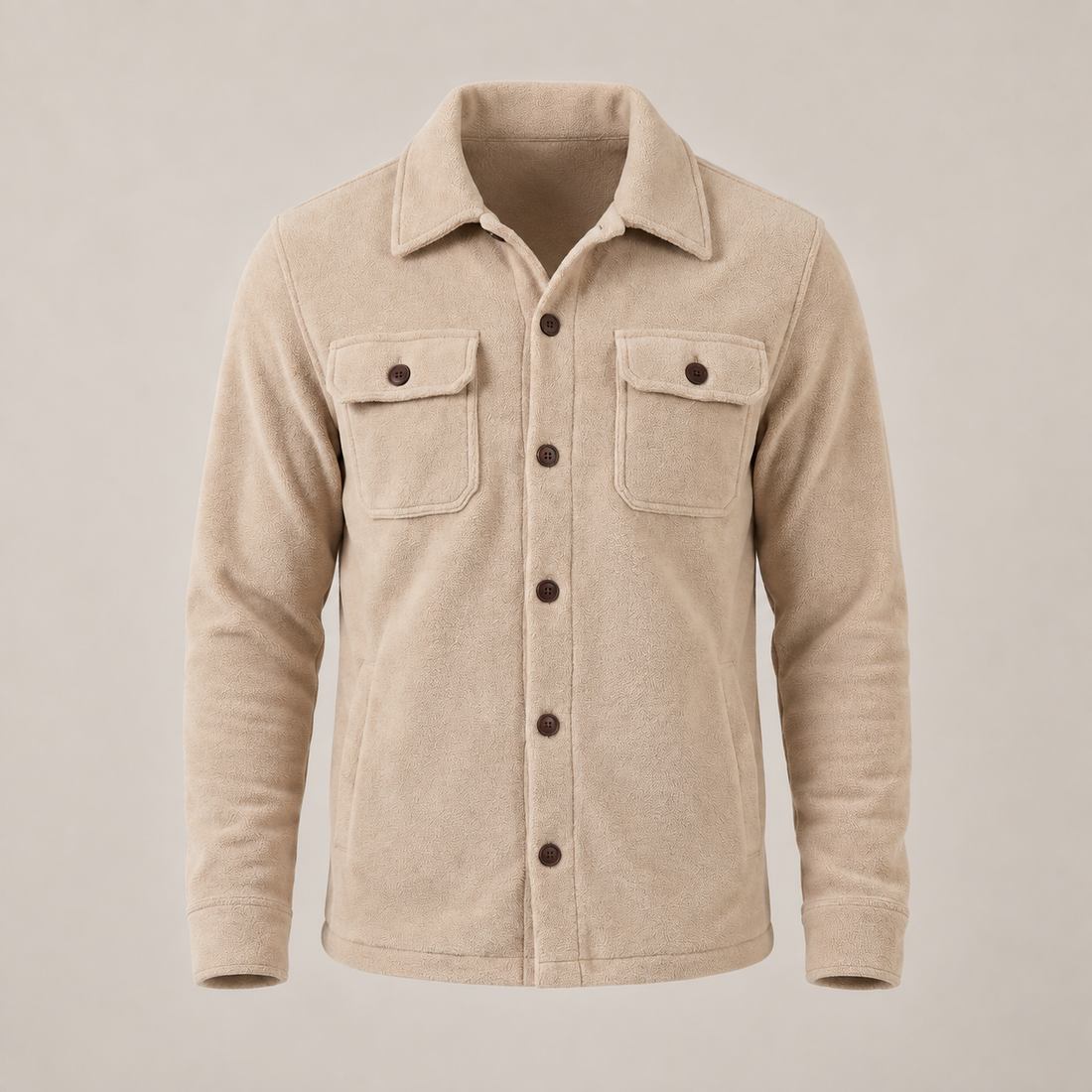 Men's Fleece Overshirt Jacket