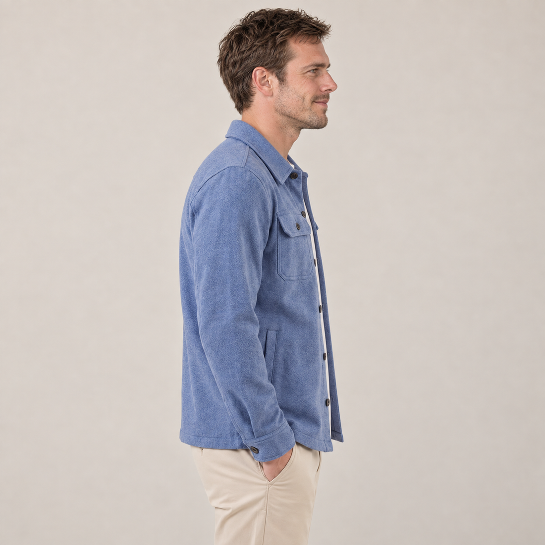 Men's Fleece Overshirt Jacket