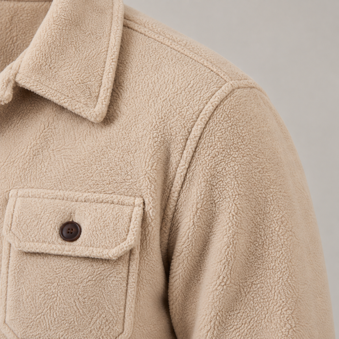 Men's Fleece Overshirt Jacket