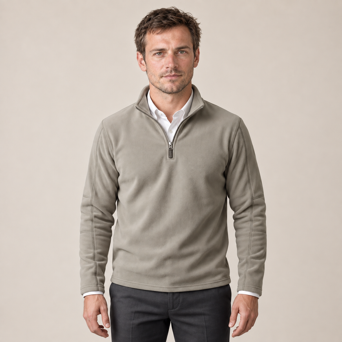 Men's Fleece Quarter-Zip Pullover
