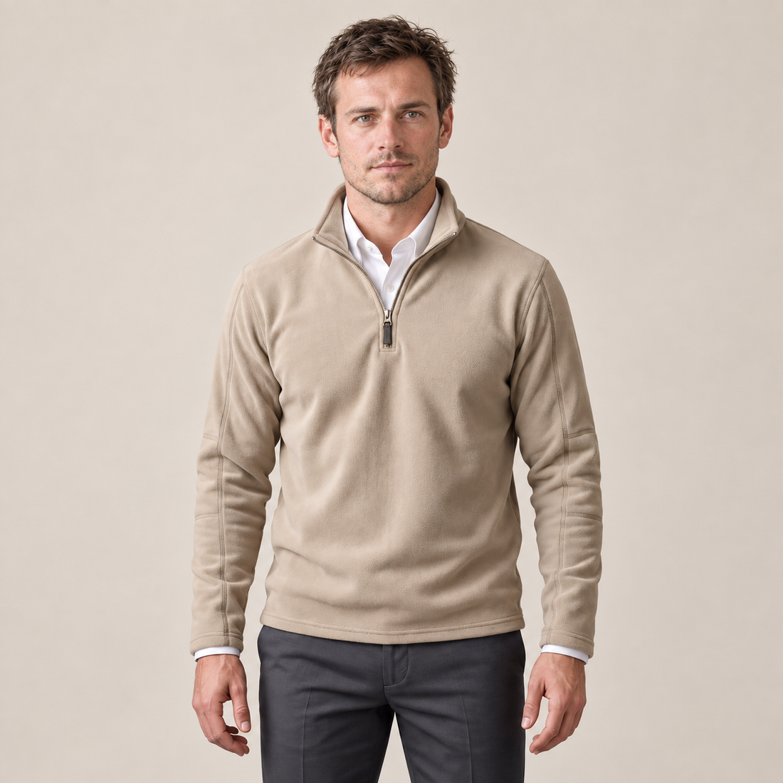 Men's Fleece Quarter-Zip Pullover